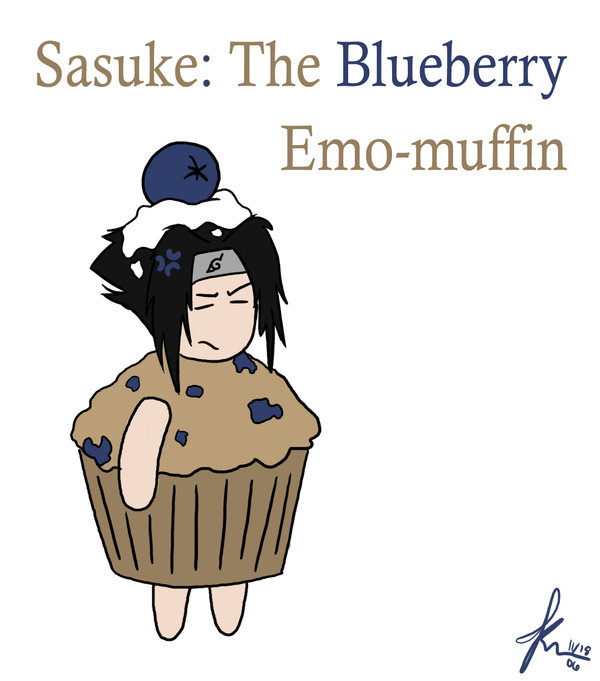 Sasuke jako Emo-Mufin ♥